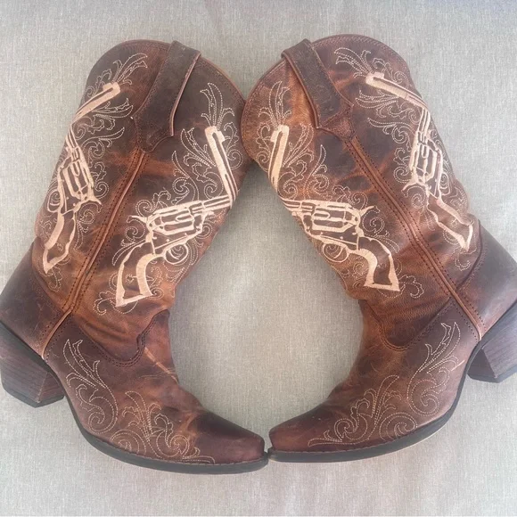 Crush™ by Durango® Women's Crossed Guns Western Boot Size 7.5 - Picture 7 of 14